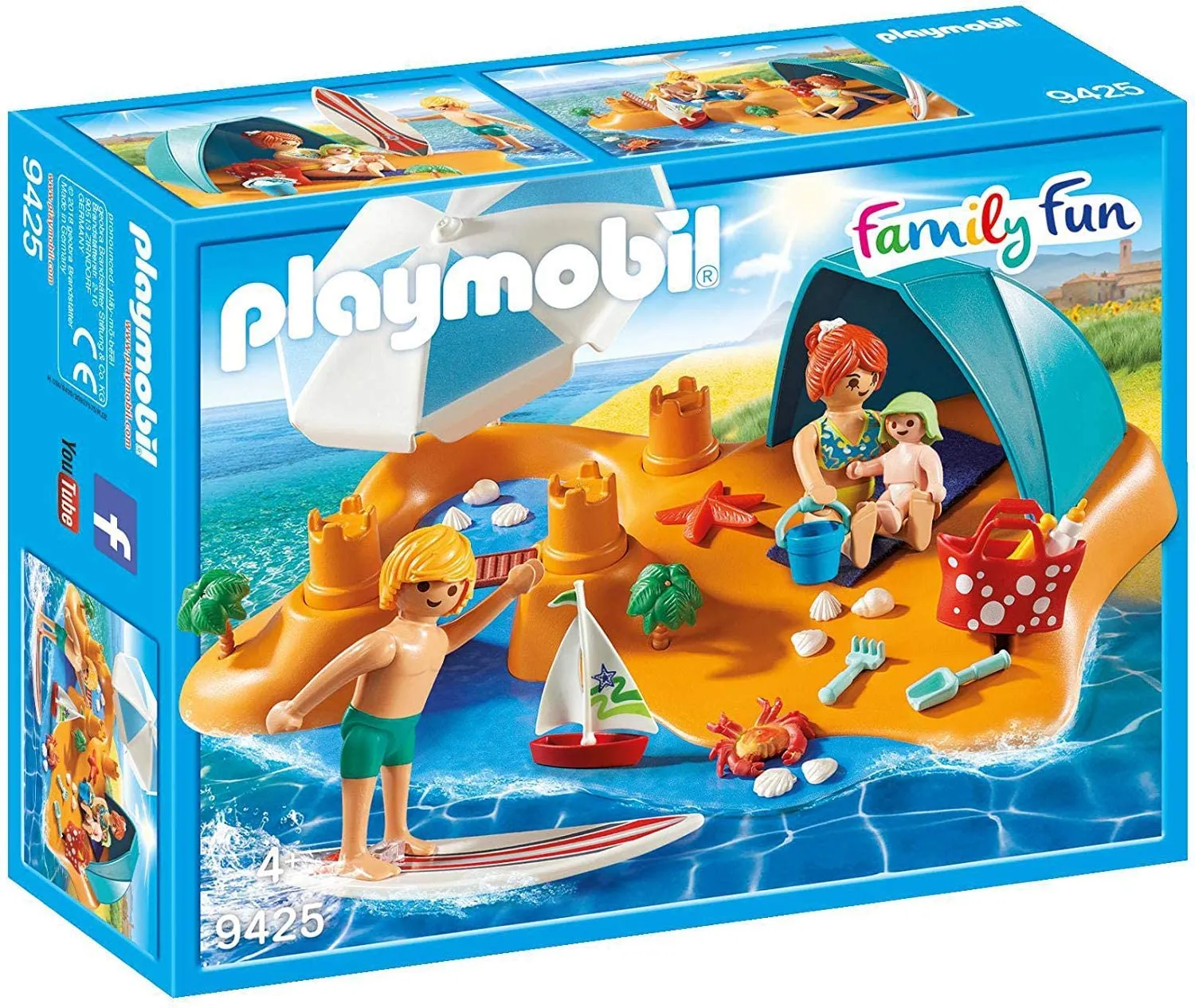 Famille de Vacanciers et Tente (Playmobil)